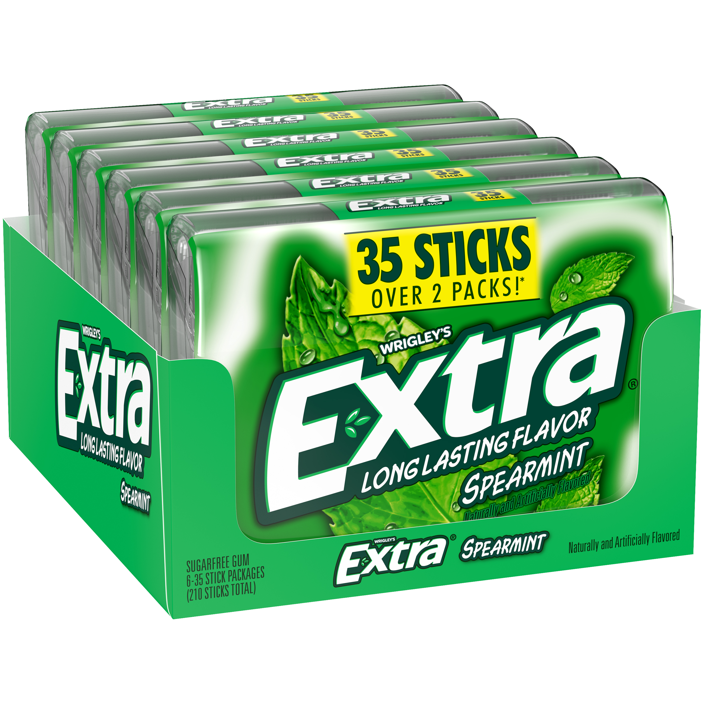Wrigley Extra 35 Stick Mega Pack Spearmint 6ct